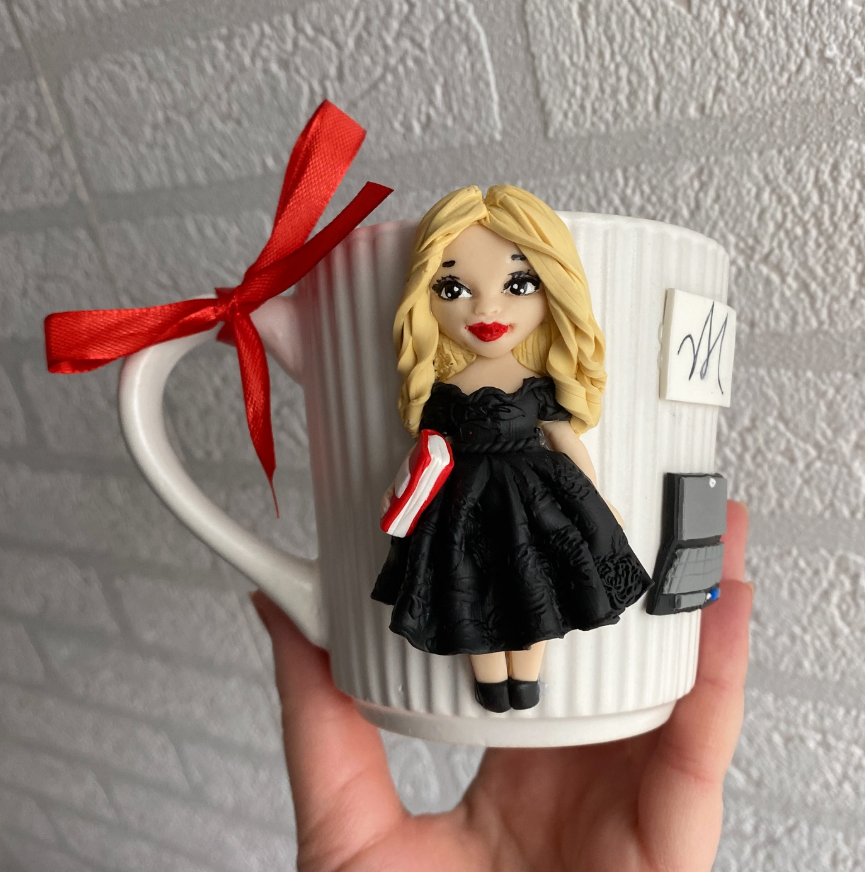 Cană personalizată cu figurină