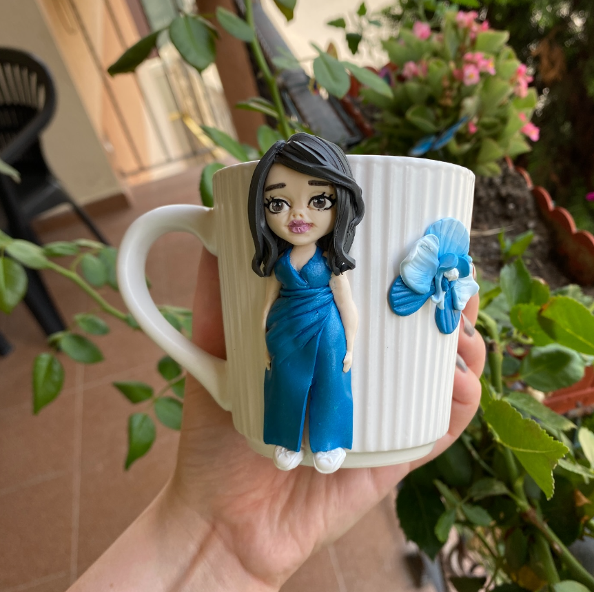Cană personalizată cu figurină