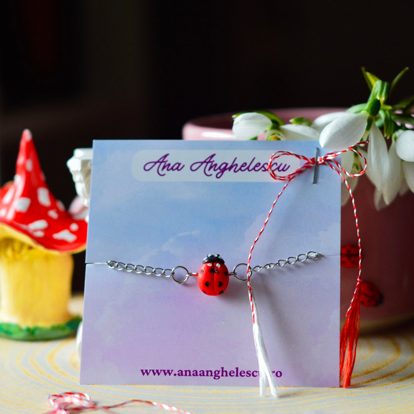 Brățară buburuză