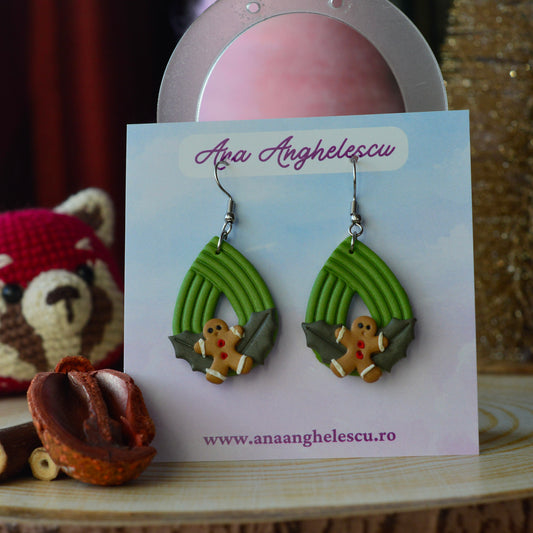 Cercei coroniță de Crăciun