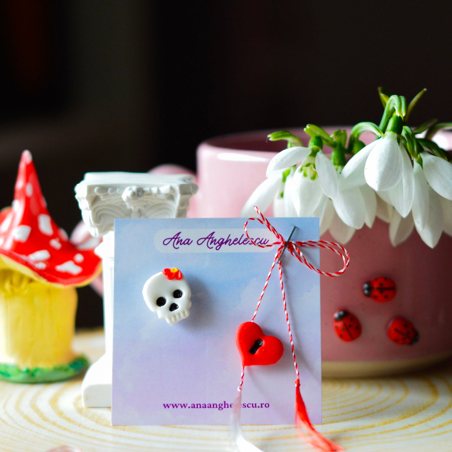 Cercei stud  „Forbidden Love” (book trope)