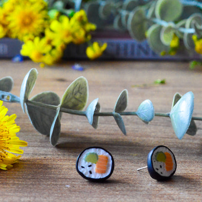 Cercei stud sushi